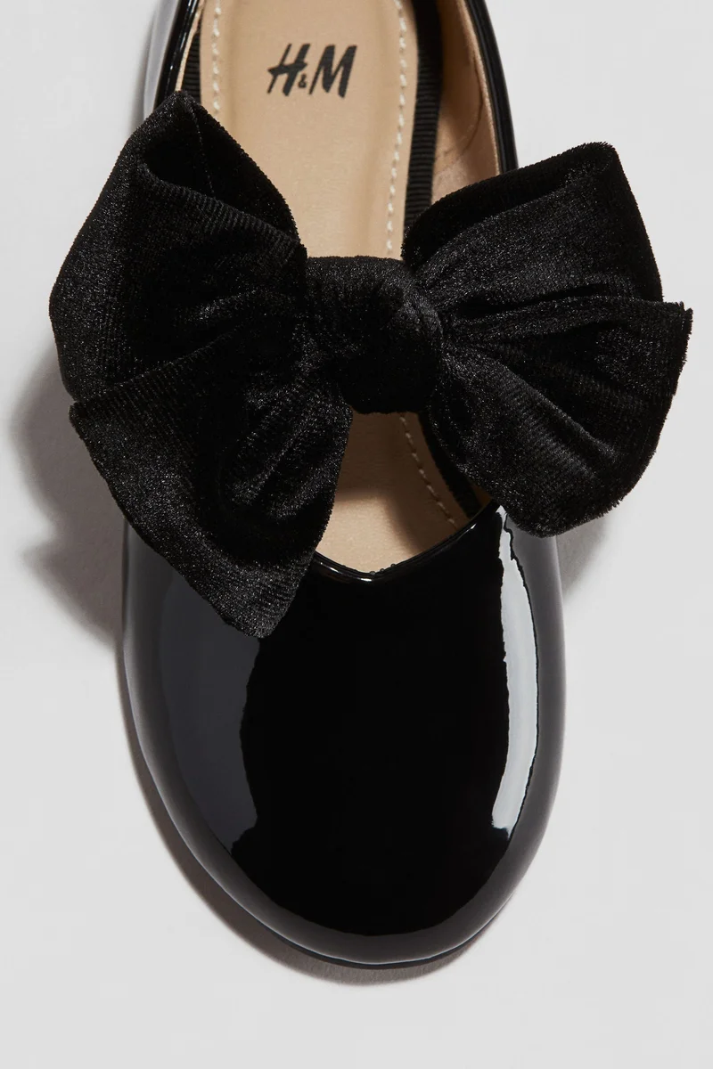H&M Bow-detail ballet pumps
